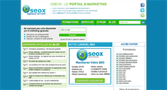Desktop Screenshot of oseox.fr